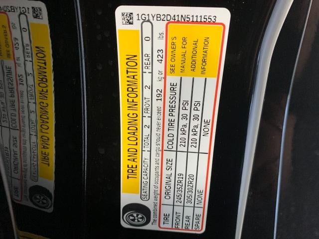 2022 Chevrolet Corvette Stingray Base