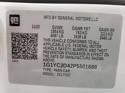 2023 Chevrolet Corvette Stingray 3LT