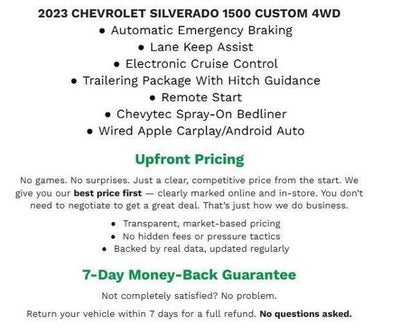 2023 Chevrolet Silverado 1500 Custom