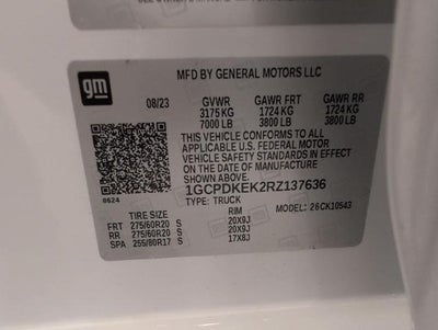 2024 Chevrolet Silverado 1500 LT (2FL)