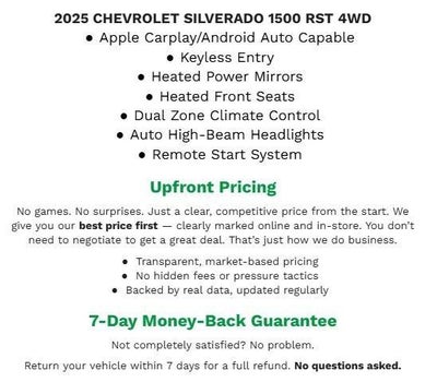 2025 Chevrolet Silverado 1500 RST