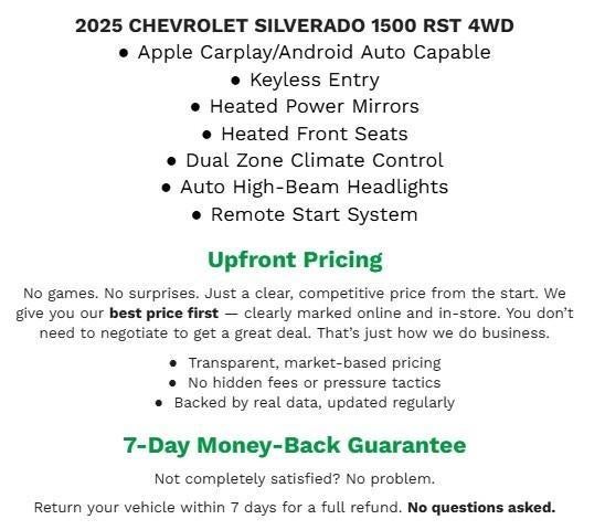 2025 Chevrolet Silverado 1500 RST