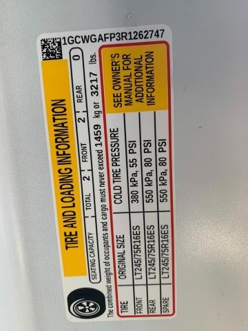 2024 Chevrolet Express Cargo 2500 Base