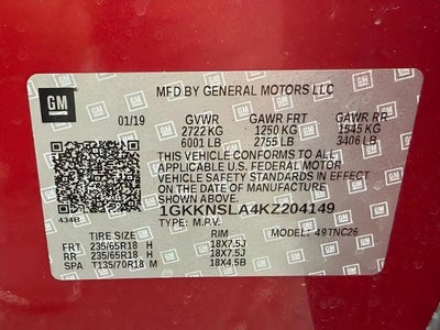2019 GMC Acadia SLE