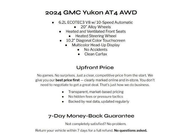 2024 GMC Yukon AT4
