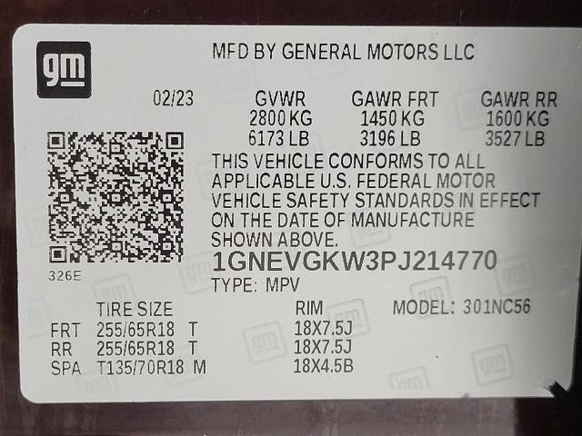 2023 Chevrolet Traverse LT Cloth