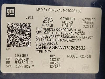 2023 Chevrolet Traverse LT Cloth