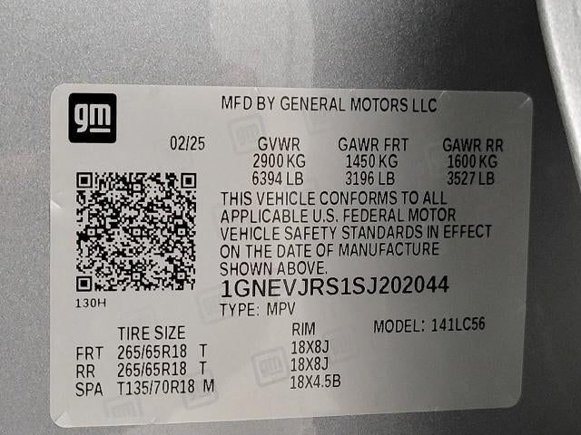2025 Chevrolet Traverse Z71