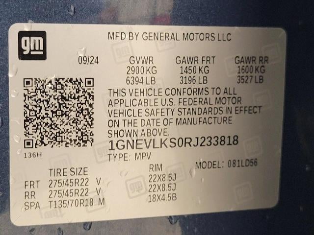 2024 Chevrolet Traverse Base