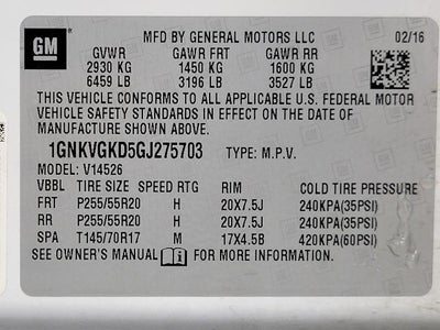 2016 Chevrolet Traverse LT