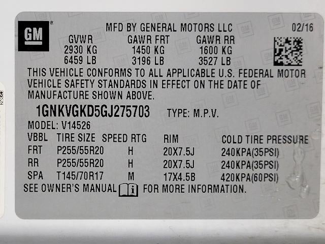 2016 Chevrolet Traverse LT