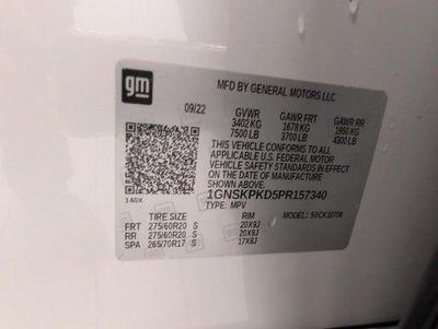 2023 Chevrolet Tahoe Z71
