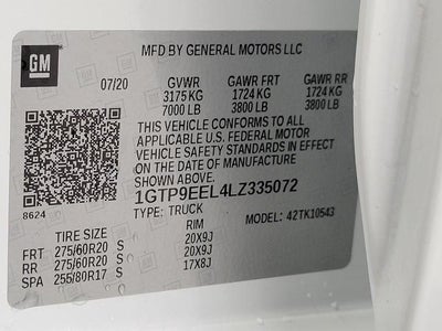 2020 GMC Sierra 1500 AT4
