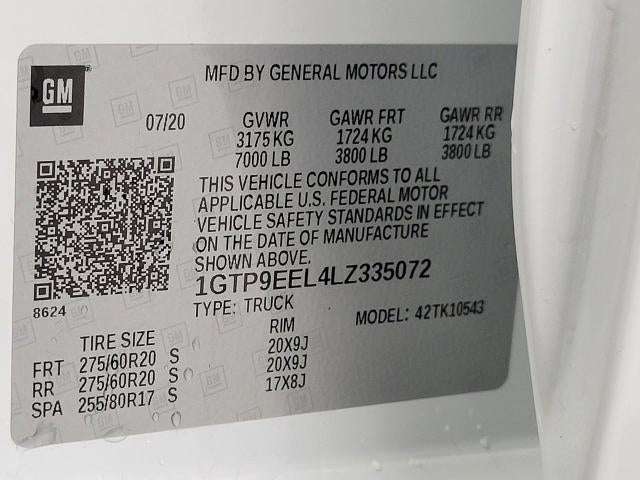 2020 GMC Sierra 1500 AT4