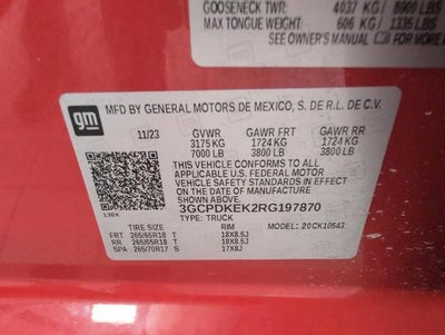 2024 Chevrolet Silverado 1500 LT (2FL)