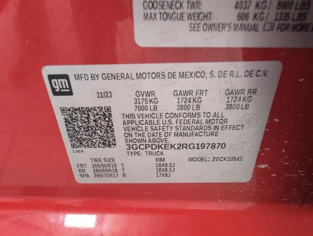 2024 Chevrolet Silverado 1500 LT (2FL)