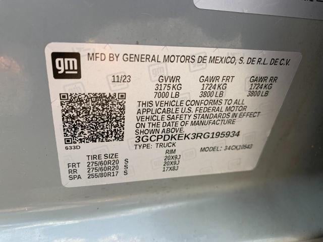 2024 Chevrolet Silverado 1500 LT (2FL)