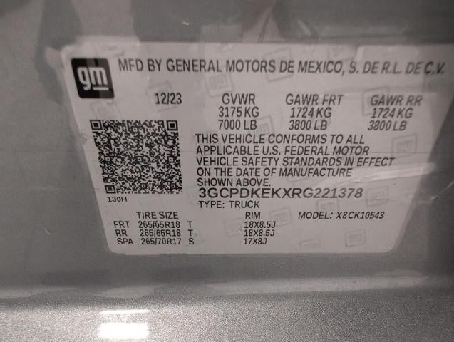 2024 Chevrolet Silverado 1500 LT (2FL)