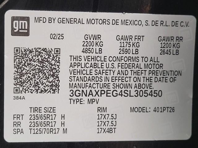 2025 Chevrolet Equinox LT