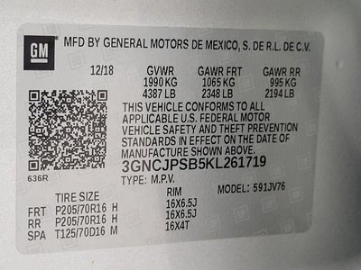 2019 Chevrolet Trax LT