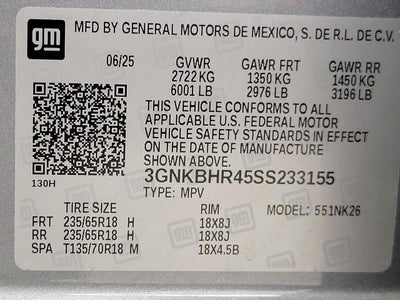 2025 Chevrolet Blazer 2LT