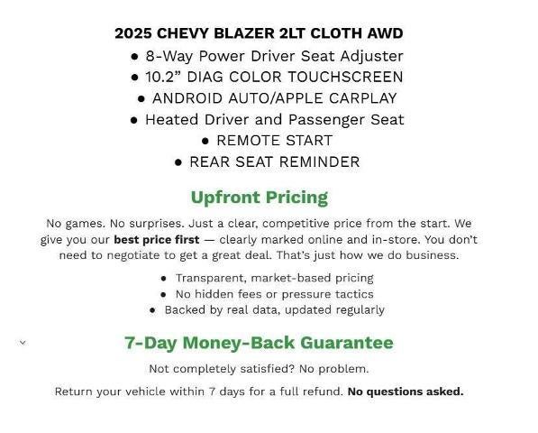 2025 Chevrolet Blazer 2LT