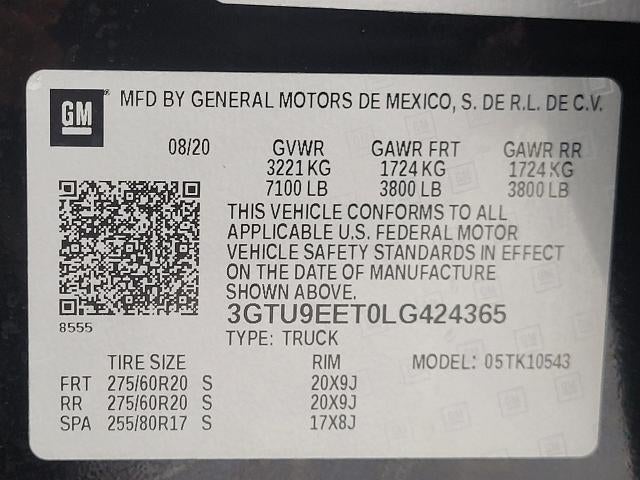 2020 GMC Sierra 1500 AT4