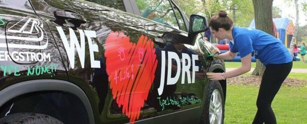 we love JDRF car