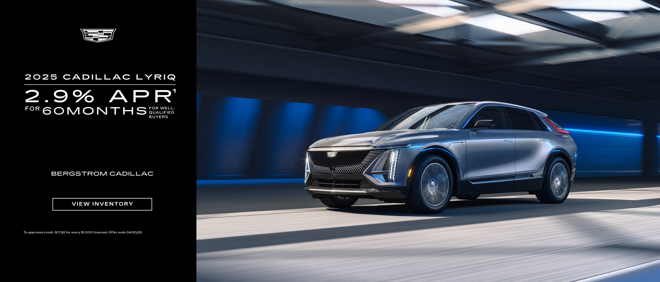 2025 Cadillac LYRIQ Special at Bergstrom Cadillac of Appleton in Appleton WI