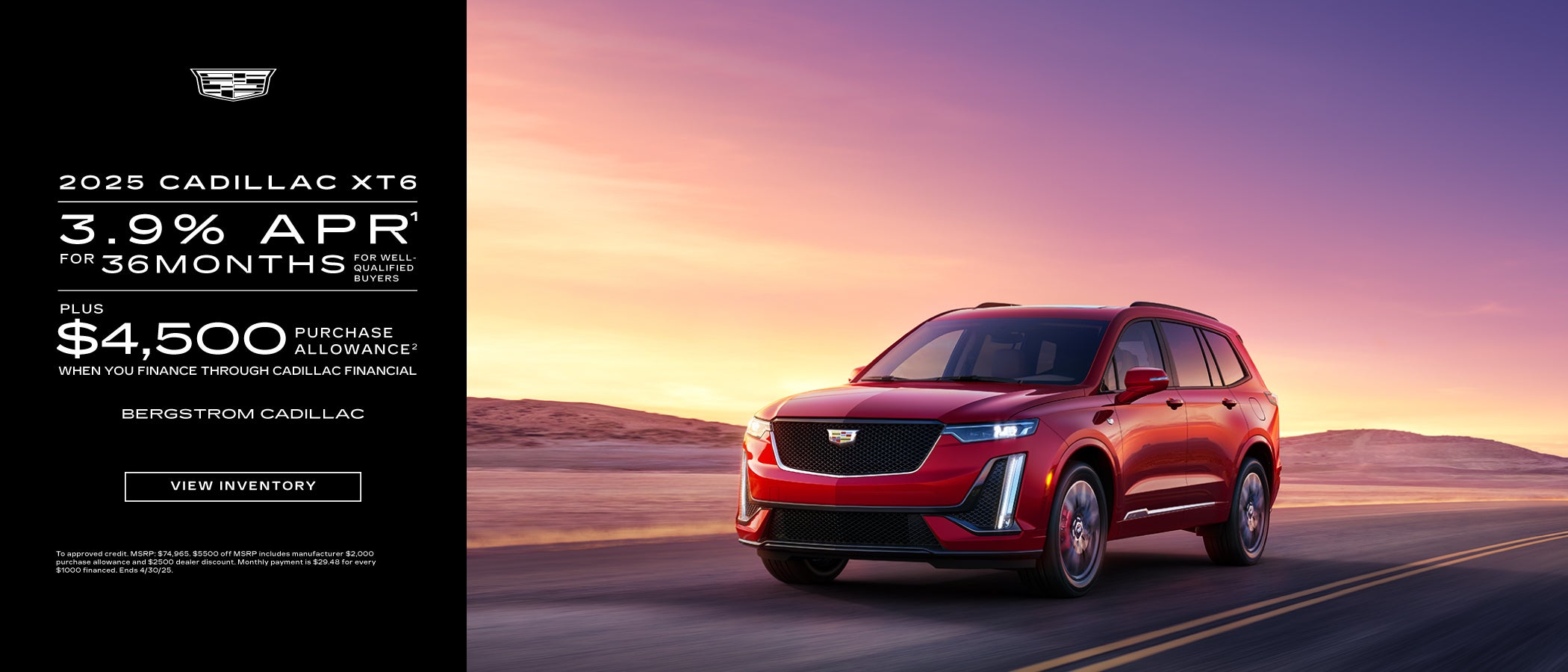 2025 Cadillac XT6 Special at Bergstrom Cadillac of Appleton in Appleton WI